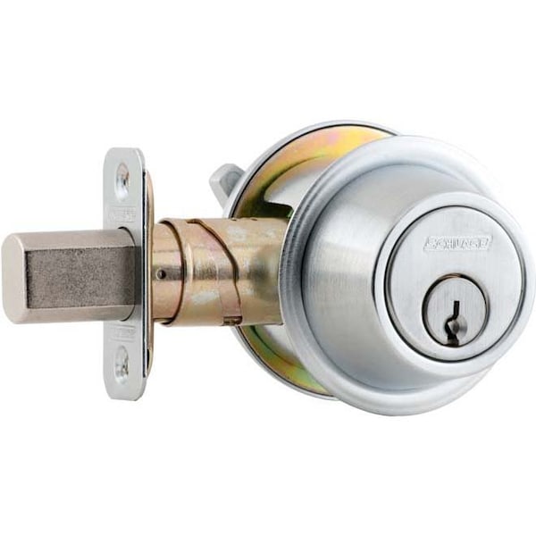 Schlage Commercial B560P626 Grade 2 Single Cylinder Deadbolt C Keyway KA4 12287 Latch 10094 Strike B560P626 - main